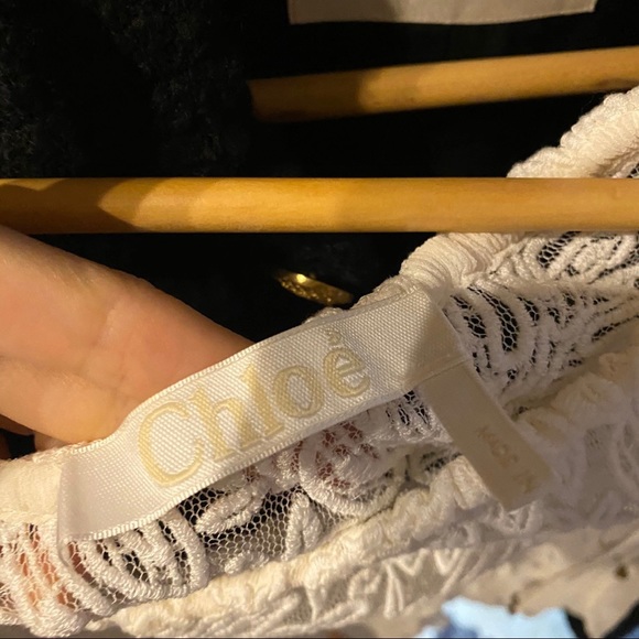 Chloe milk silk top size34 - Picture 4 of 5